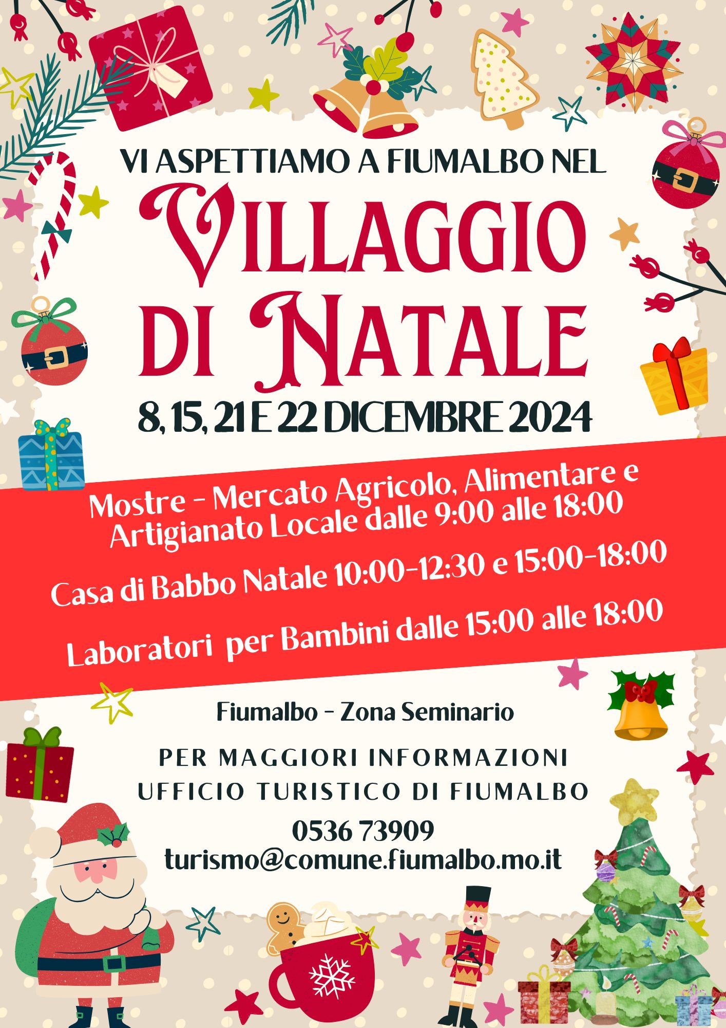 villaggio di natale fiumalbo