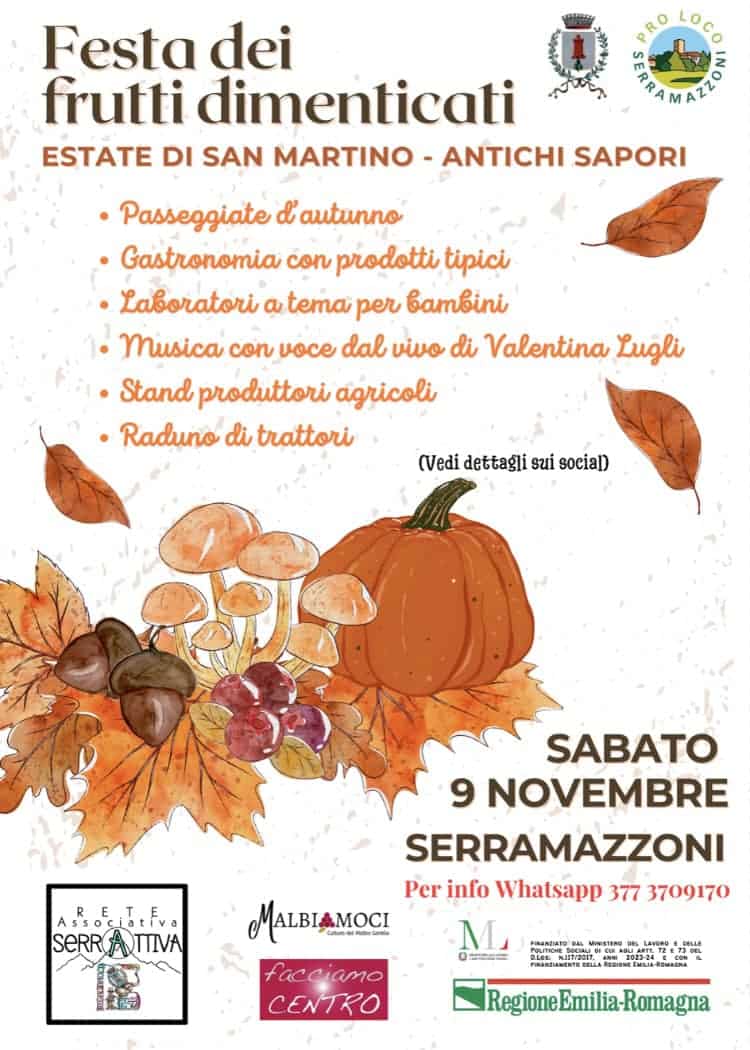 festa frutti dimenticati serramazzoni